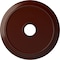 Ekena Millwork Crendon Ceiling Medallion (Canopies up to 4 3/8"), 24 1/8"OD x 4 3/8"ID x 2 1/4"P, Brushed Mahogany CM24CRBMF - alternate 1
